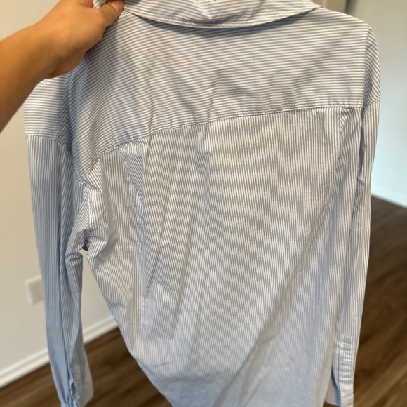 ACNE STUDIOS Printed striped cotton-poplin shirt size 38 / US 2-4 - Picture 5 of 7